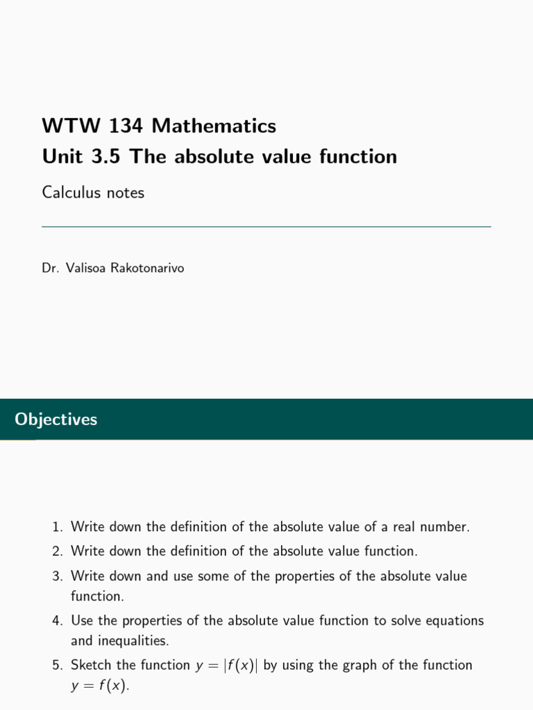 Unit3-5 | PDF | Function (Mathematics) | Inequality (Mathematics)