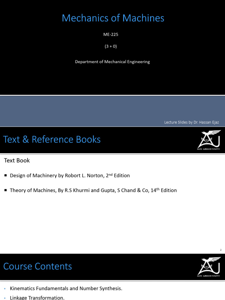 Lecture 1 - Kinematics Fundamentals | PDF | Kinematics | Rotation