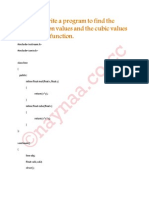 WAP To Write A Program To Find The Multiplication Values and The Cubic Values Using Inline Function