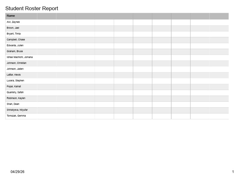 studentRosterReport (62) | PDF