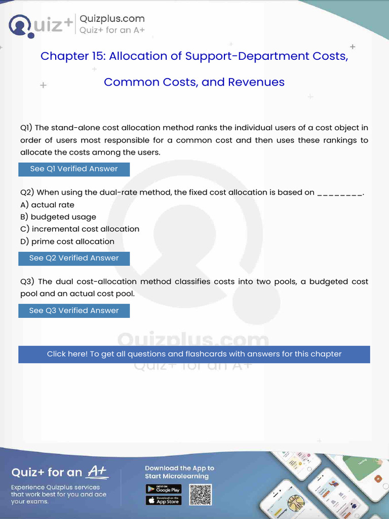 The Standalone Cost Allocation Method Ranks the Individual Users of a ...