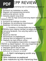 Grade 5 Epp Summative Week 1 and 2 | PDF