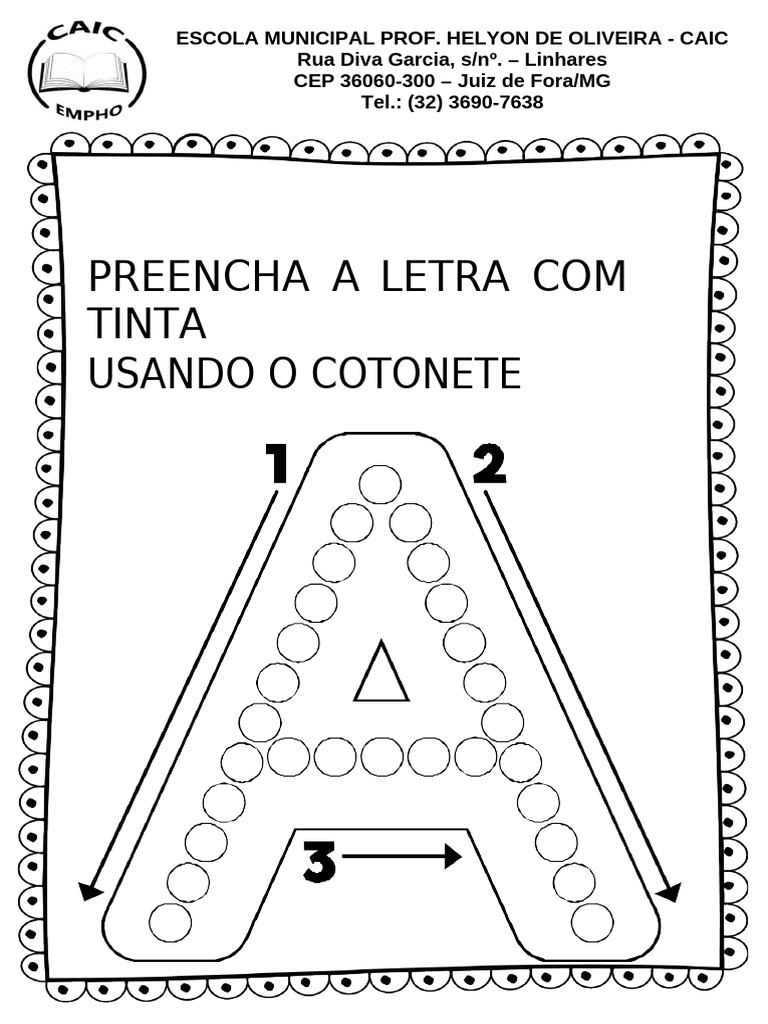 Alfabeto Cotonete | PDF