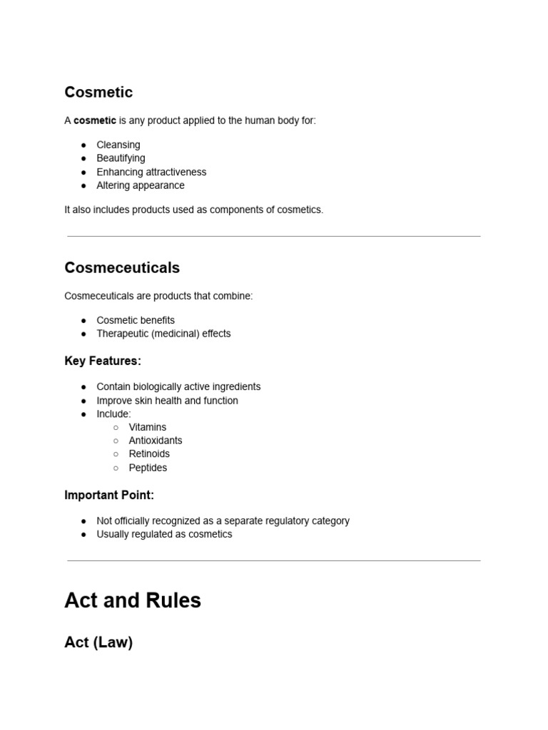 Cosmetic | PDF