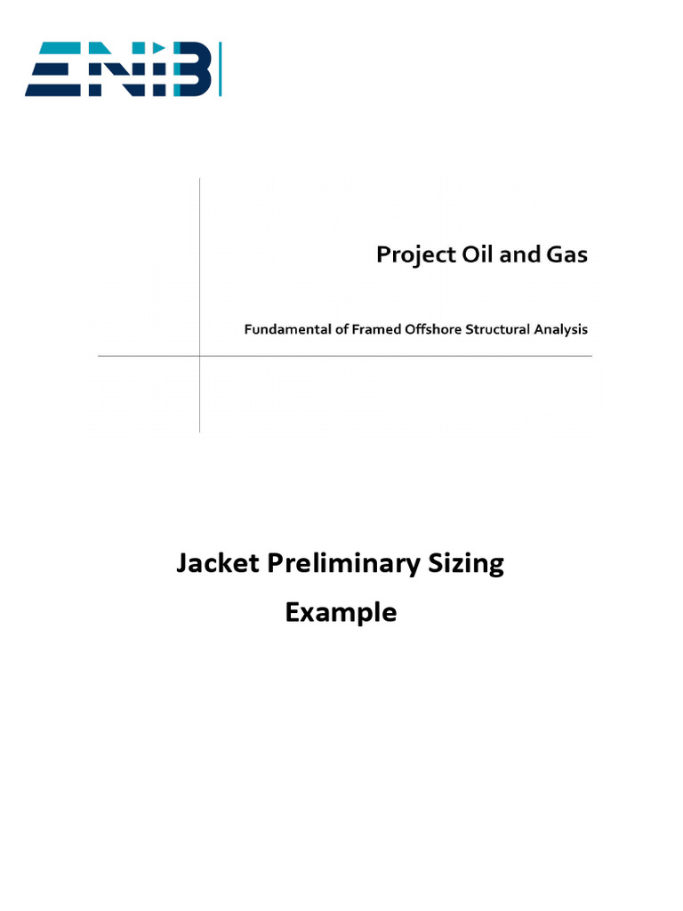 Example-Fundamental of Framed Offshore Structural Analysis-EnIB | PDF ...