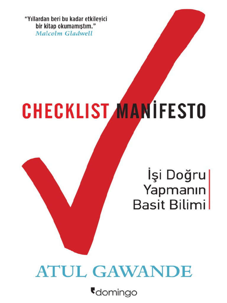Checklist Manifesto | PDF