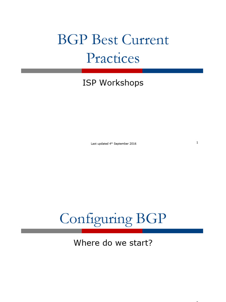 05-BGP-BCP-1 | PDF | Ip Address | I Pv6