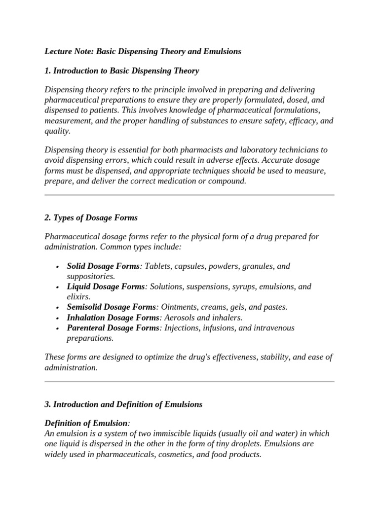 Basic Dispensing III | PDF | Emulsion | Topical Medication
