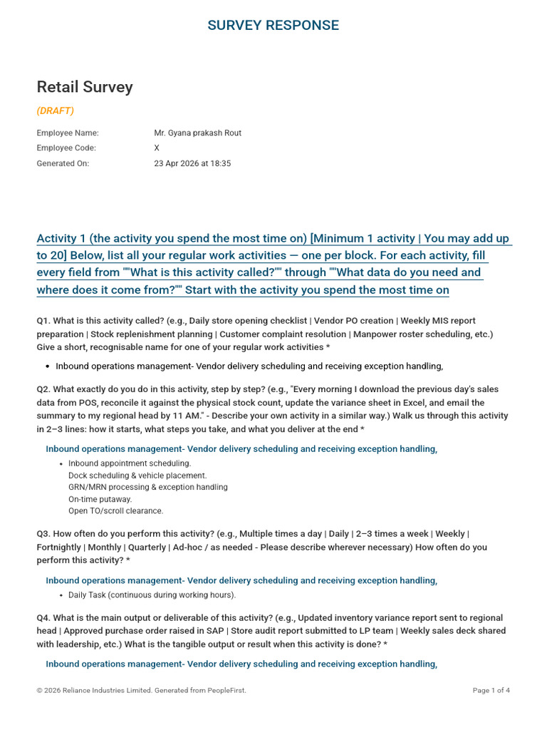 Retail Survey Draft 2026-04-23 | PDF