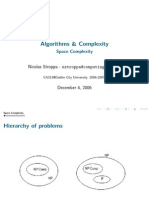 Space Complexity of Algorithms