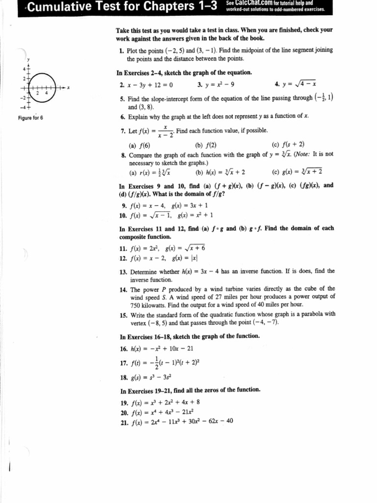 00 1st Semester Final Cumulative Review With KEY | PDF