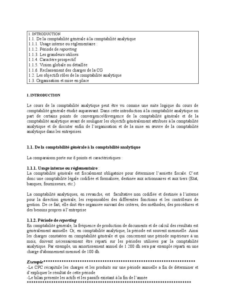Compta Analytique 2 | PDF | Comptabilité analytique | Comptabilité