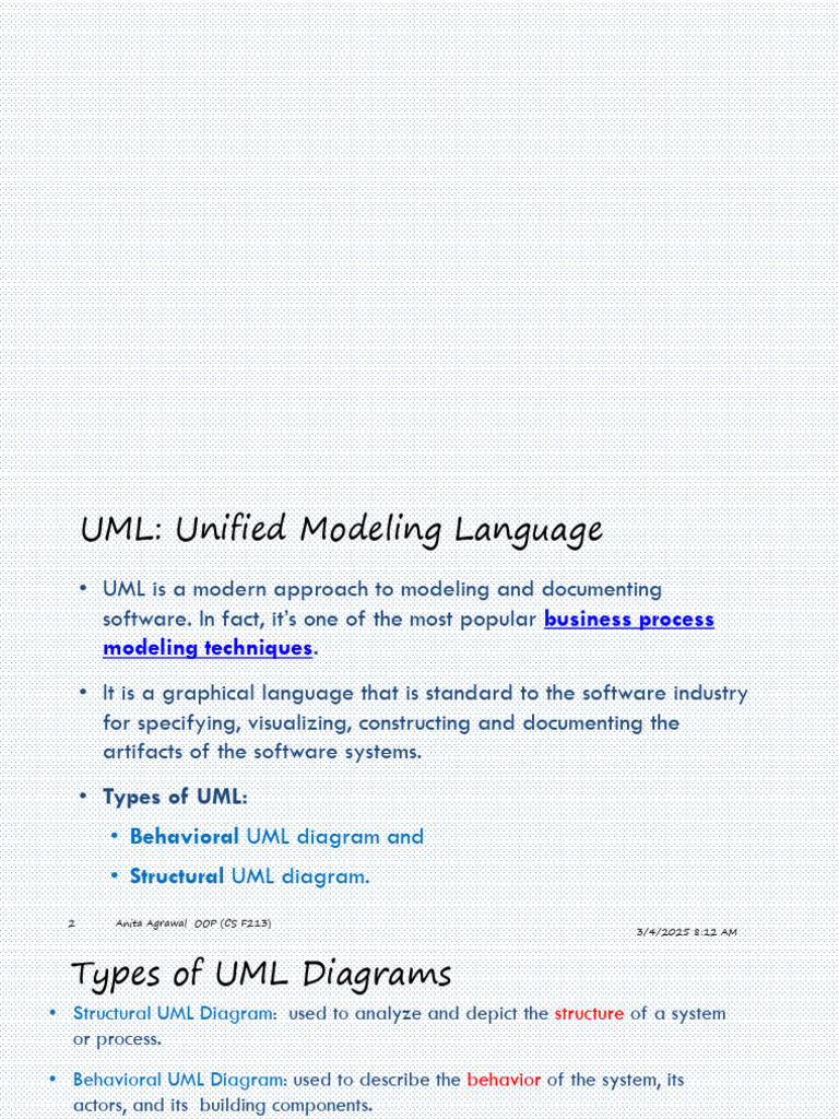 Lecture 21 UML Diagrams-1 | PDF | Unified Modeling Language | Object ...