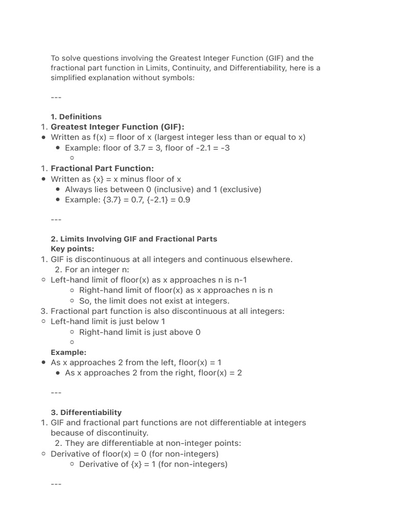 Limits | PDF | Function (Mathematics) | Functions And Mappings