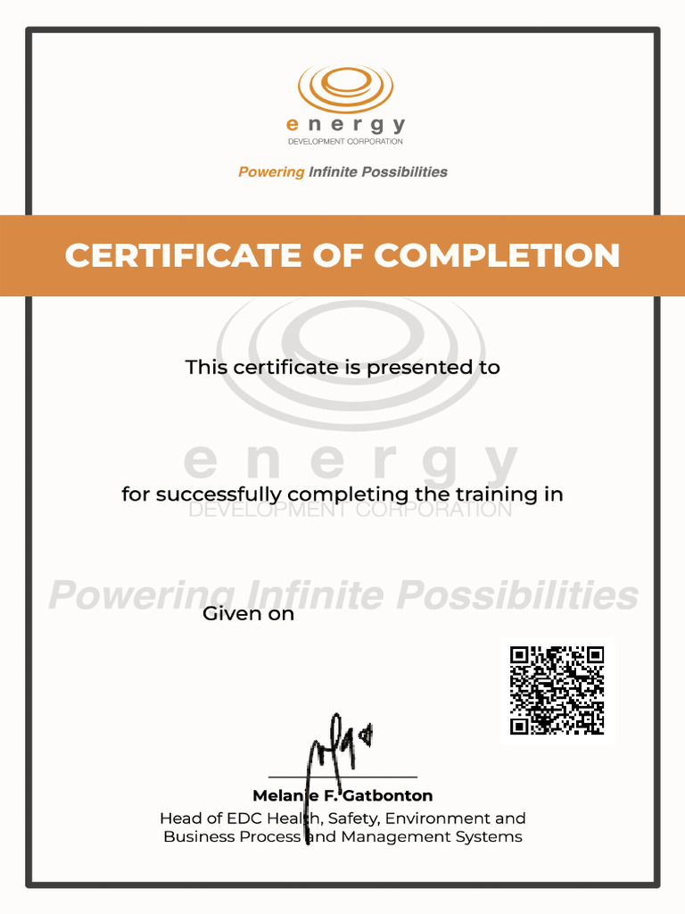 5S Certificate | PDF