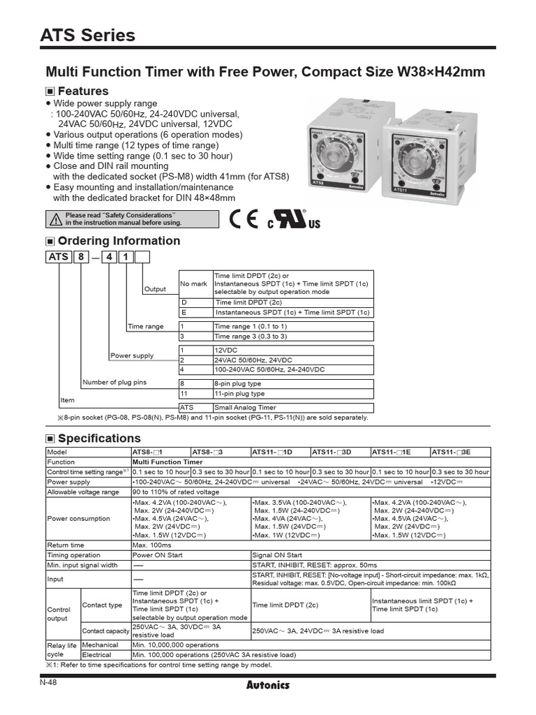 Ats | PDF | Switch | Relay