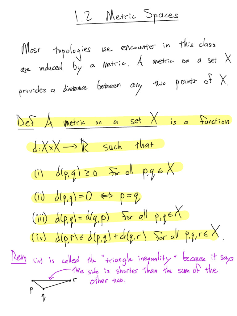 1.2+Metric+Spaces | PDF