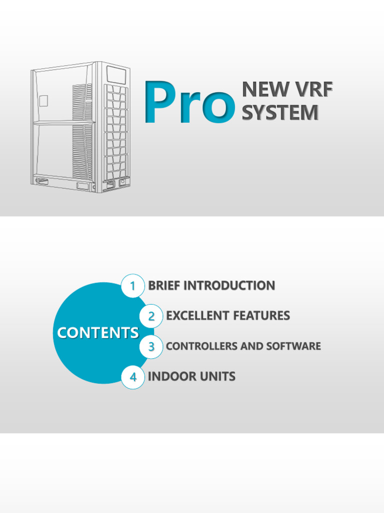 Introduction of PRO VRF | PDF | Pump | Machines