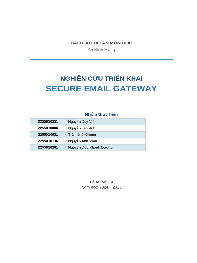 Secure Email Gateway | PDF