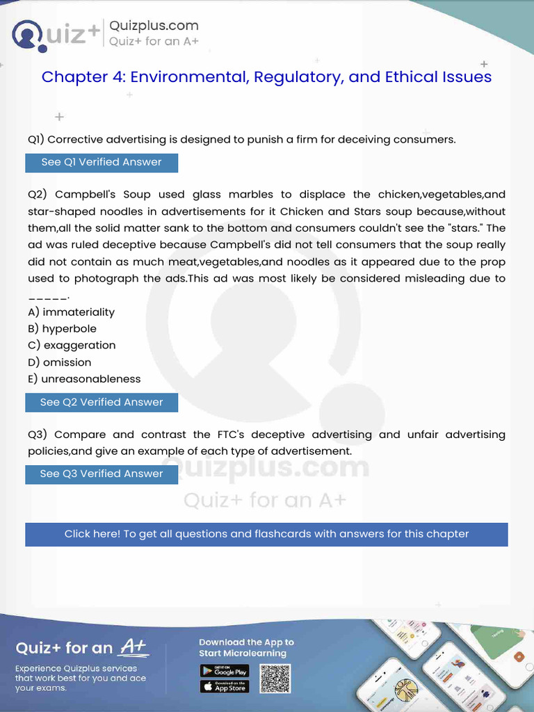 Corrective Advertising is Designed to Punish a Firm for Deceiving ...