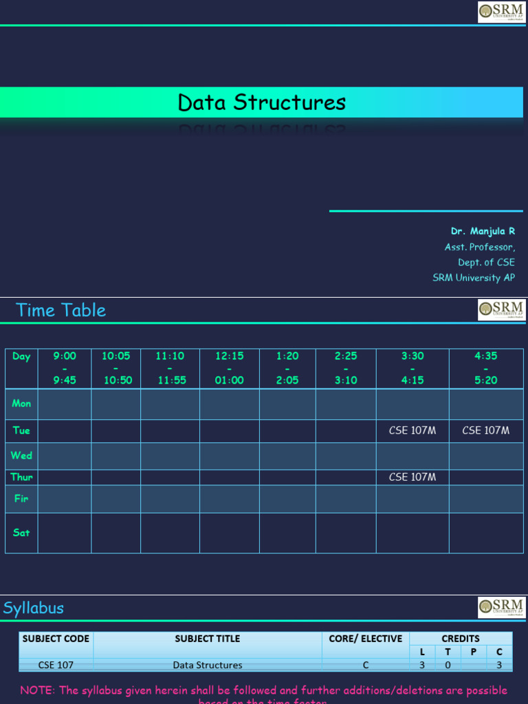 U1 DS INTRO | PDF | Queue (Abstract Data Type) | Data Type