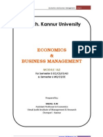 Economics & Business Management (EBM) - Note. Free Download-Pdf - Manu K M