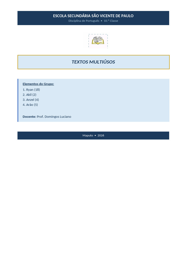Textos Multiusos | PDF