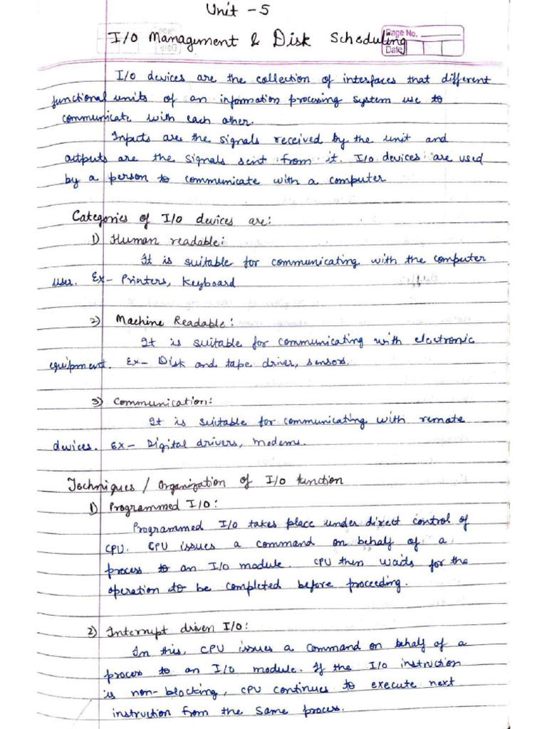 OS_UNIT 5-Notes | PDF