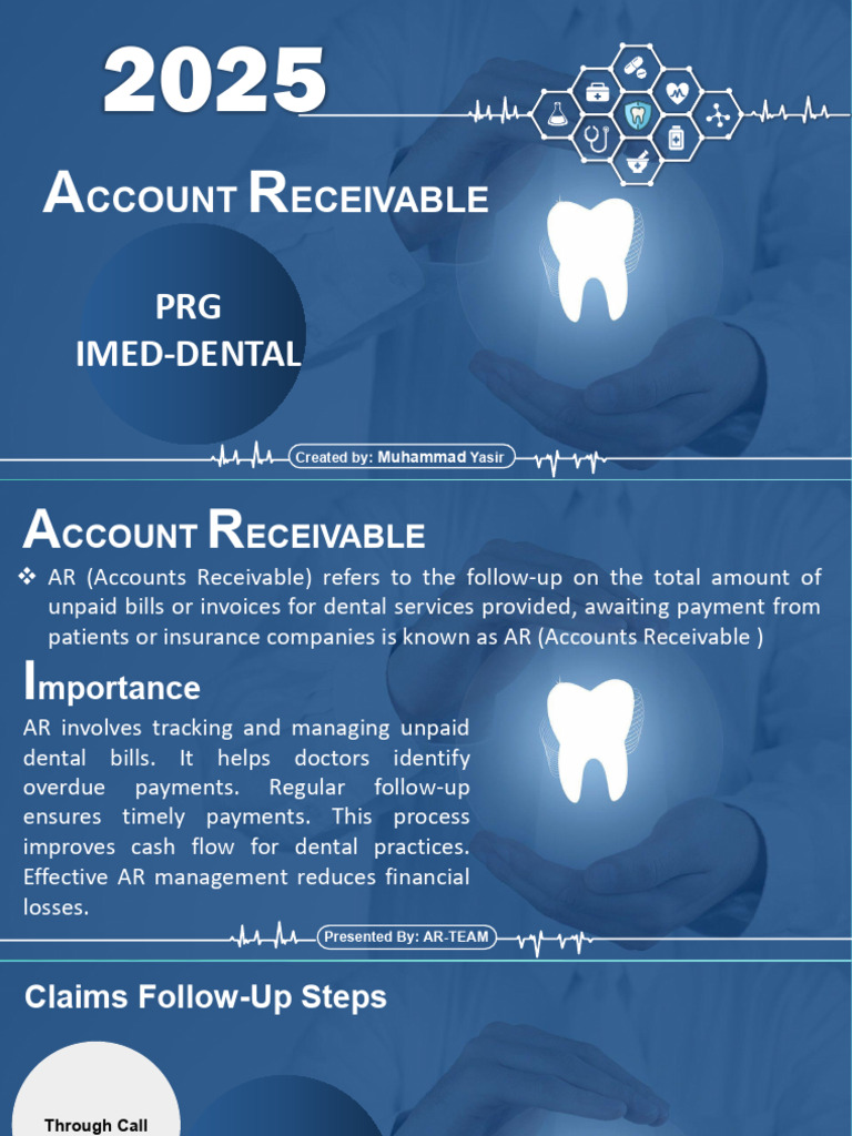 AR-Notes for Dental Billing By M Yasir | PDF | Cheque | Payments