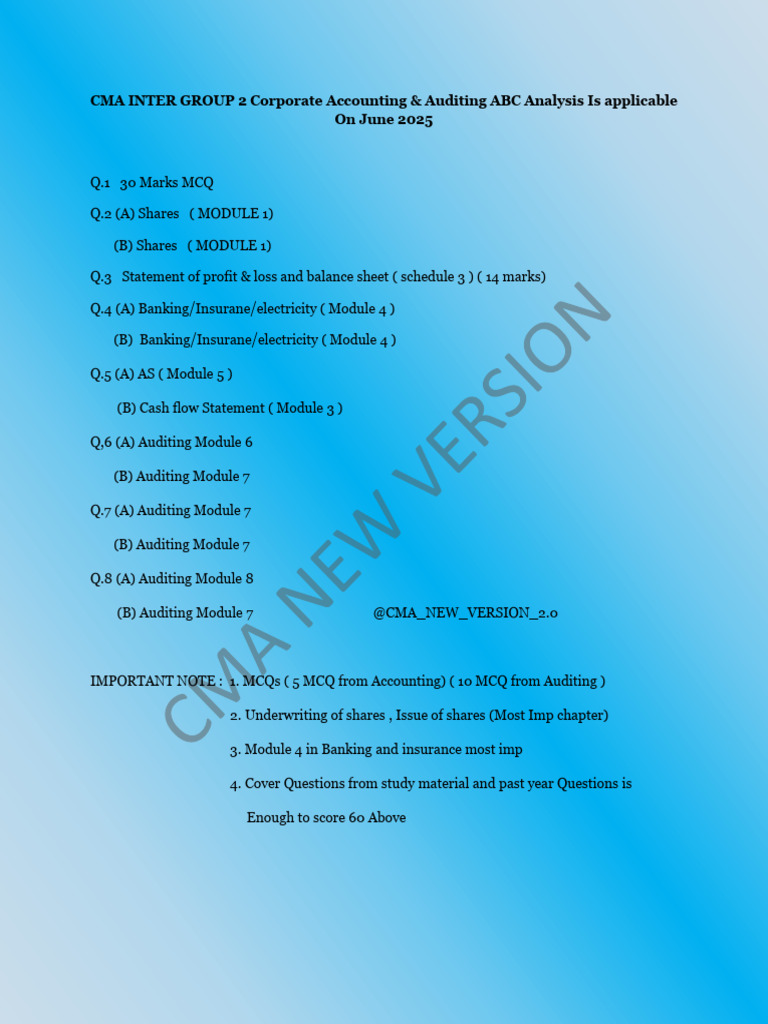 CAA ABC Analysis | PDF