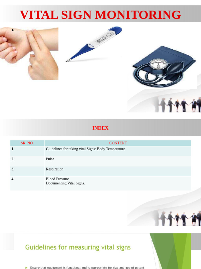 Vital Sign Monitoring | PDF | Fever | Hyperthermia