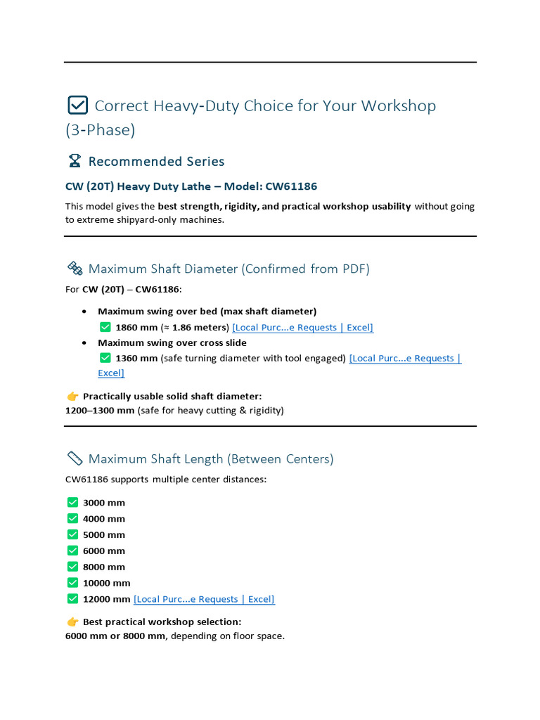 CW 20T Series Details | PDF