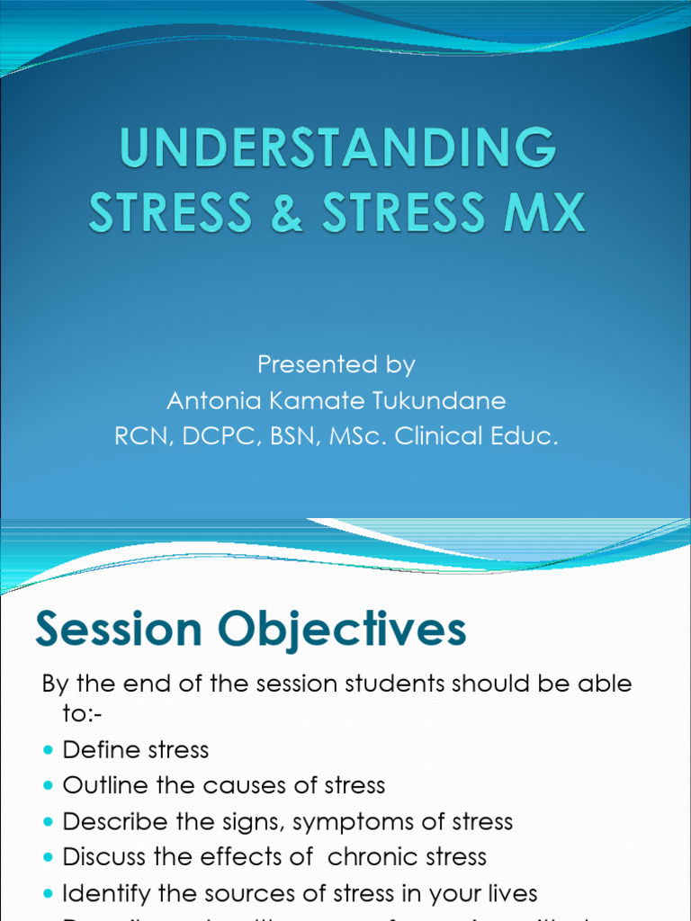 Understand stress AND stress management | PDF | Stress (Biology ...