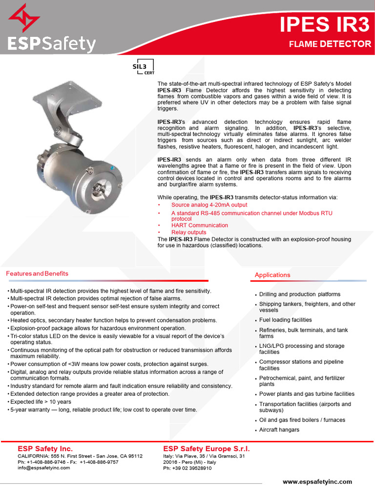 IPES-IR3 | PDF | Infrared | Sensor