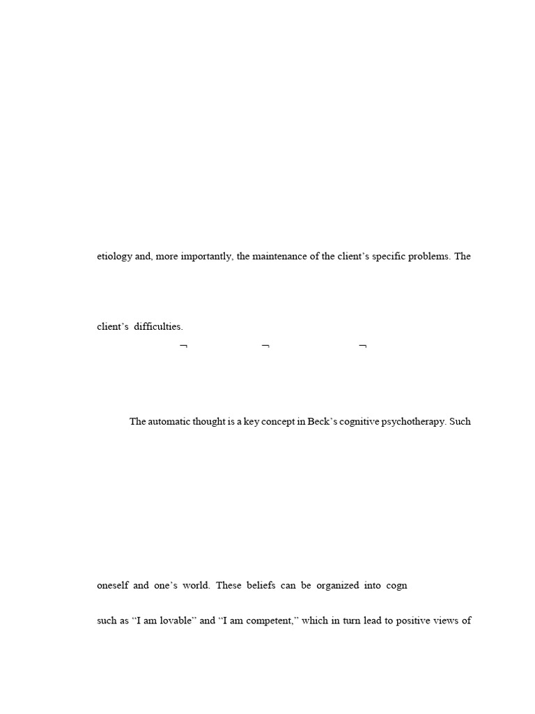 Adult Case of Major Depression.. | PDF