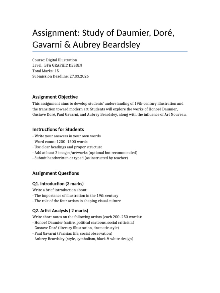 Art Assignment | PDF