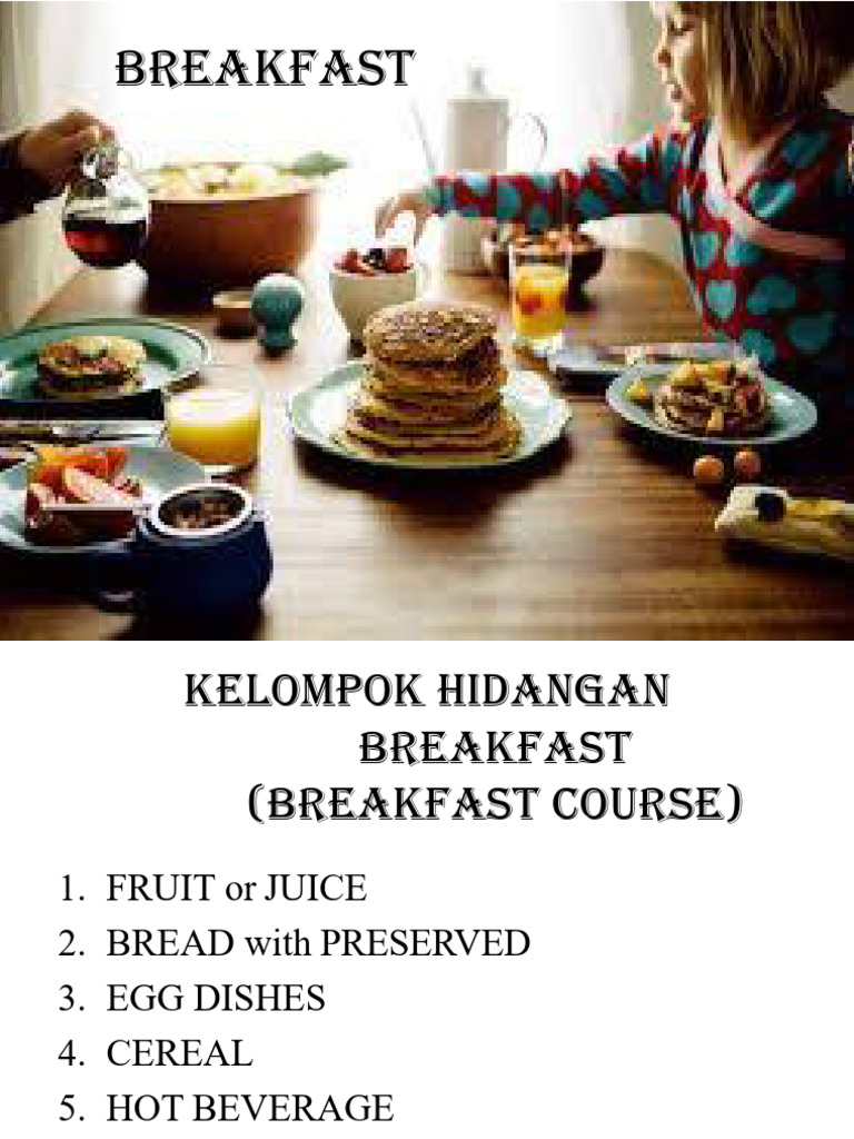 BREAKFAST | PDF