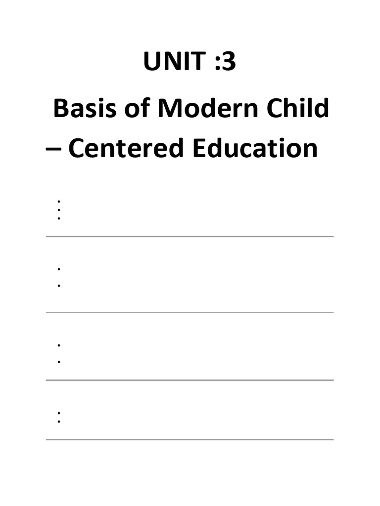 Unit 3 | PDF | Learning | Pedagogy
