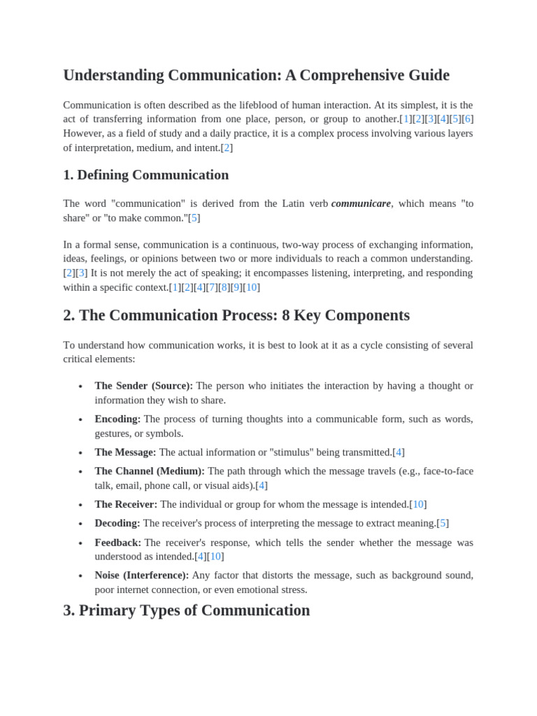 Communication | PDF | Communication | Nonverbal Communication