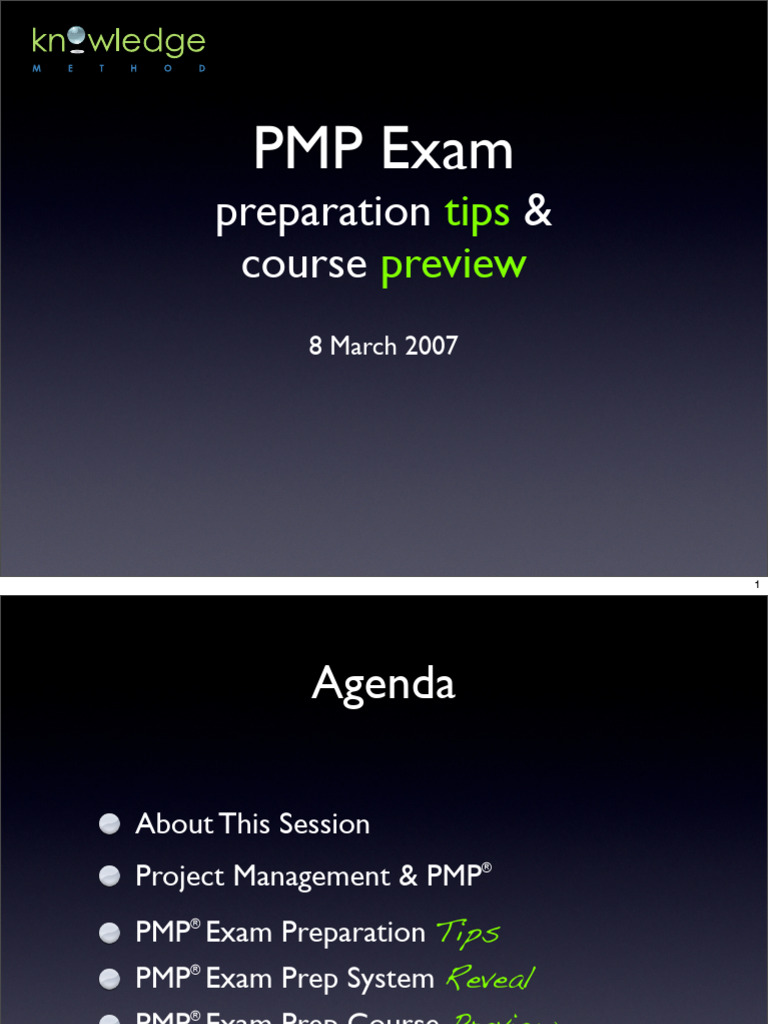 PMP Exam Overview Best(1) | PDF | Project Management Professional ...