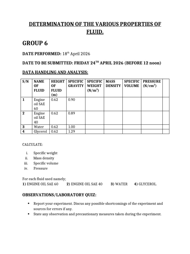 Cp Exp Det Various Props Grp 6 | PDF