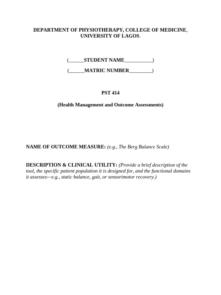 Assignment Cover Page Template | PDF