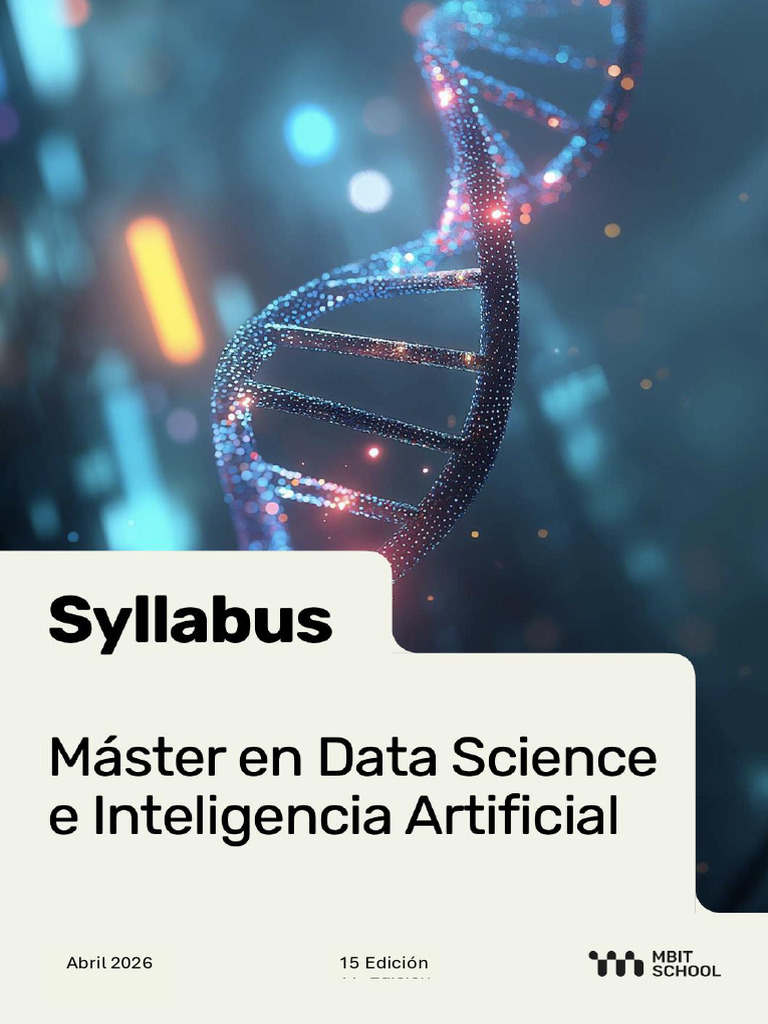 Master en Data Science e Inteligencia Artificial | PDF