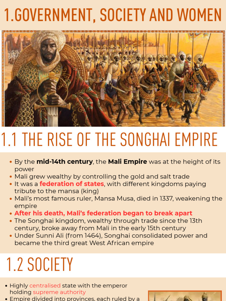 Songhai Empire | PDF