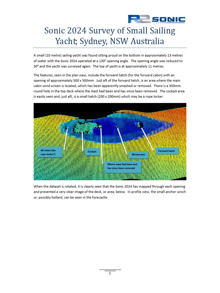 R2Sonic an WreckSurvey | PDF