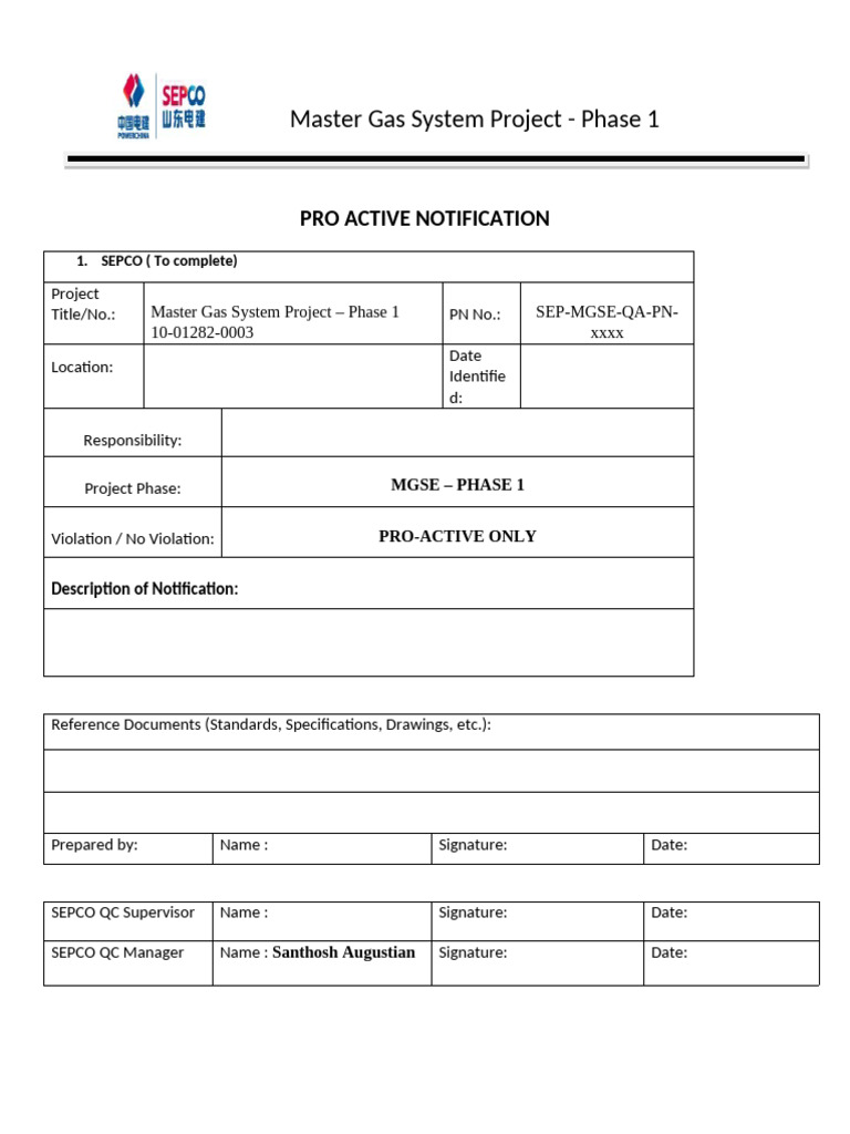 PN -Blank Format | PDF