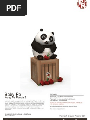 Baby Po Kung Fu Panda