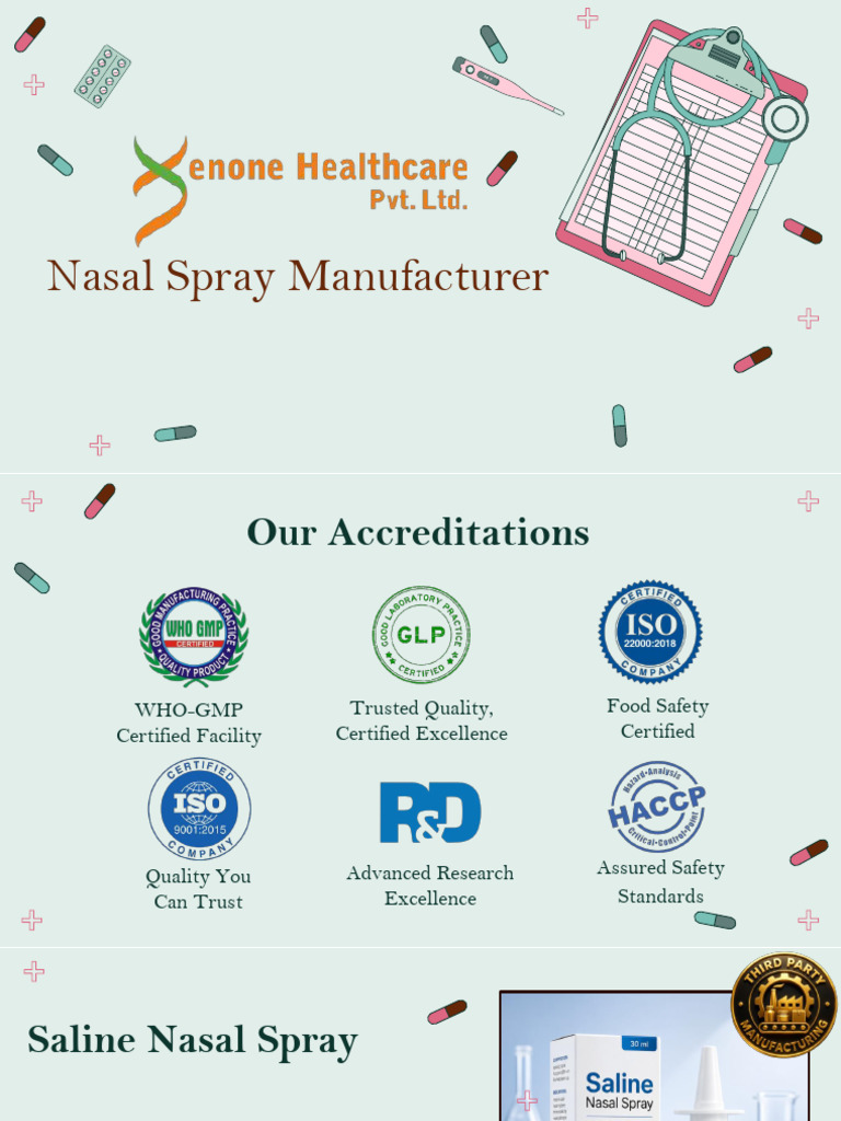 Third-Party Manufacturing of Nasal Sprays | Contract Pharma Solutions ...