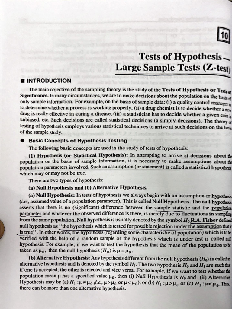 z test | PDF