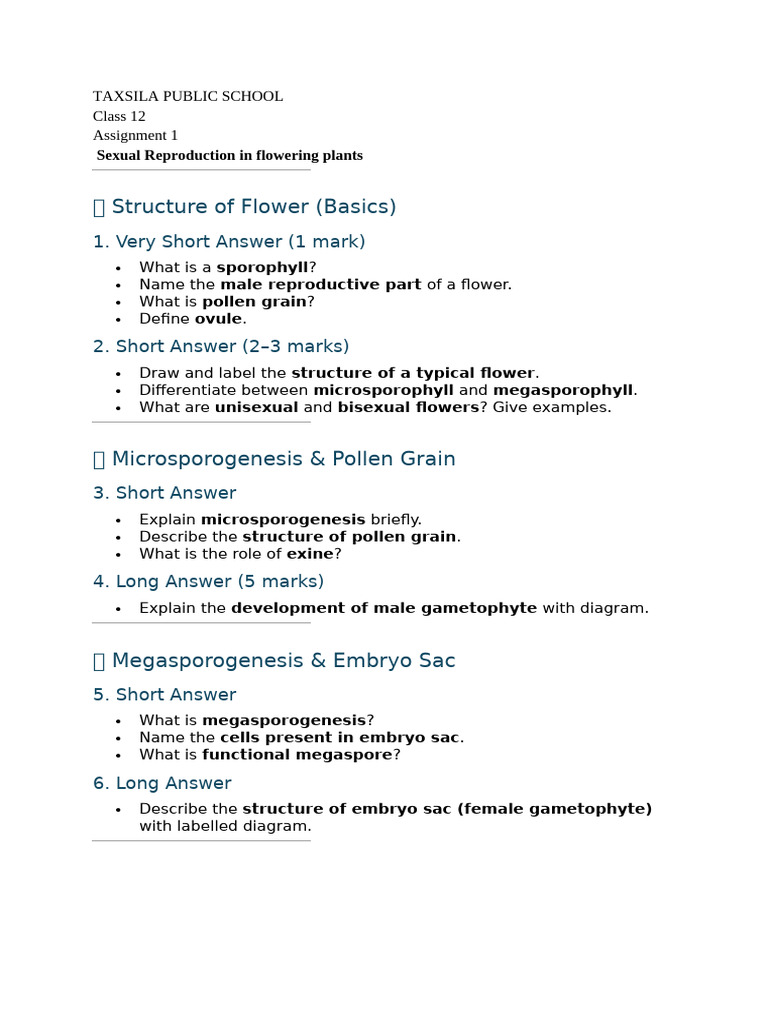 Assignment 12 Biology | PDF